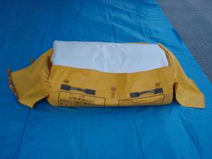 新型救助工作車(V型)積載・空気式救助マット