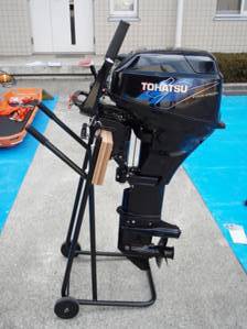 新型救助工作車(V型)積載・船外機
