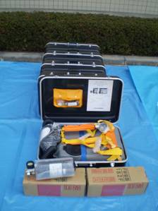 新型救助工作車(V型)積載・酸素呼吸器