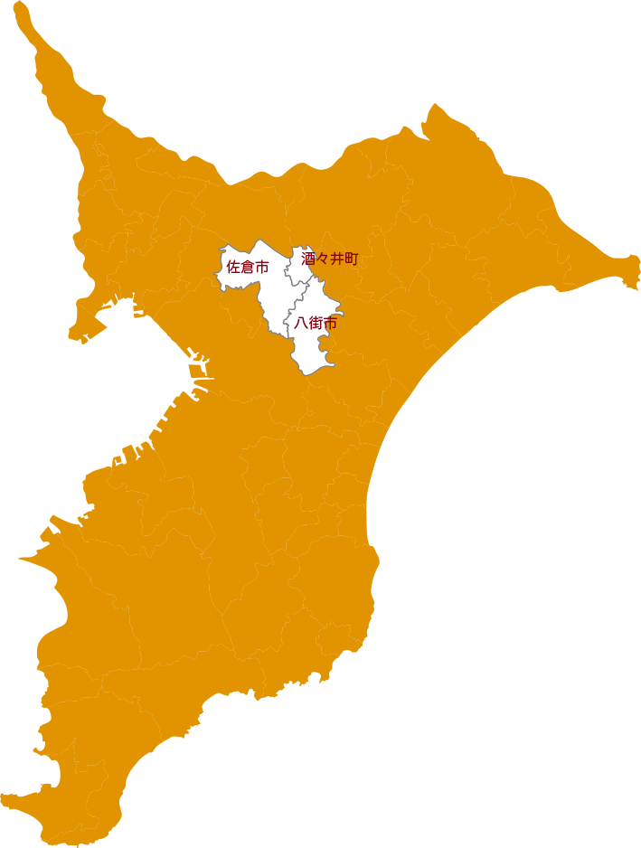 千葉県マップ